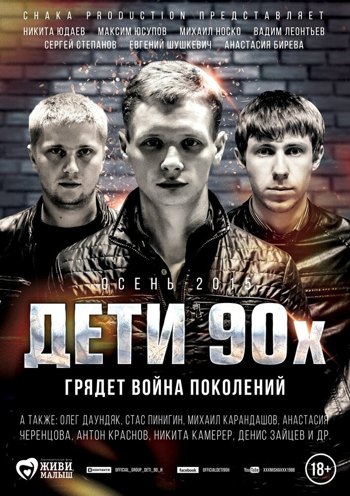 Смотреть Дети 90-х онлайн в HD качестве 720p